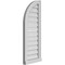 Ekena Millwork Quarter Round Top Left Surface Mount PVC Gable Vent w/ 2"W x 2"P Brickmould Sill Frame, 14"W x 36"H GVPQL14X3603SF - alternate 2